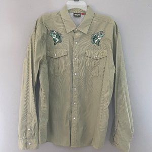 Howler Brothers Snap Gaucho Shirt- BASS motifs